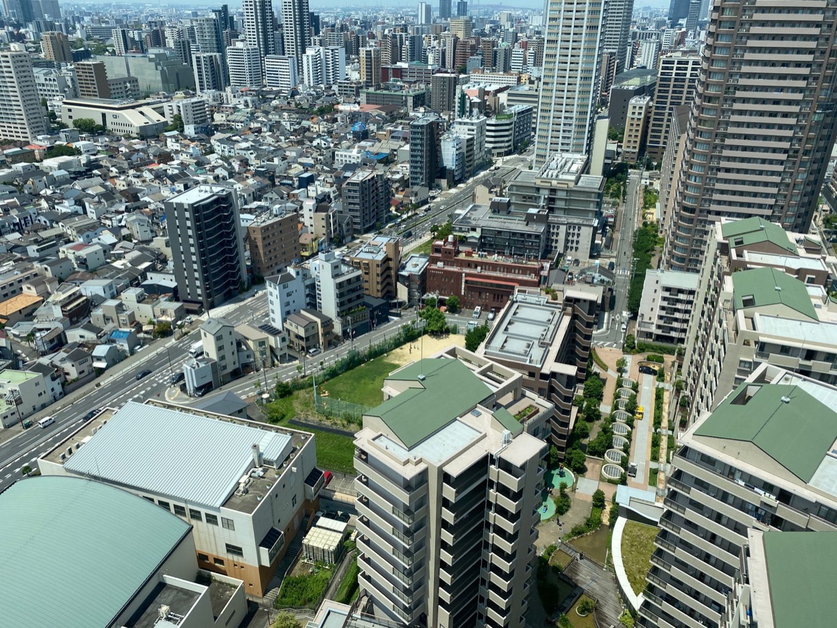 Tokyo neighborhood map with markers, geographic layout, residential areas