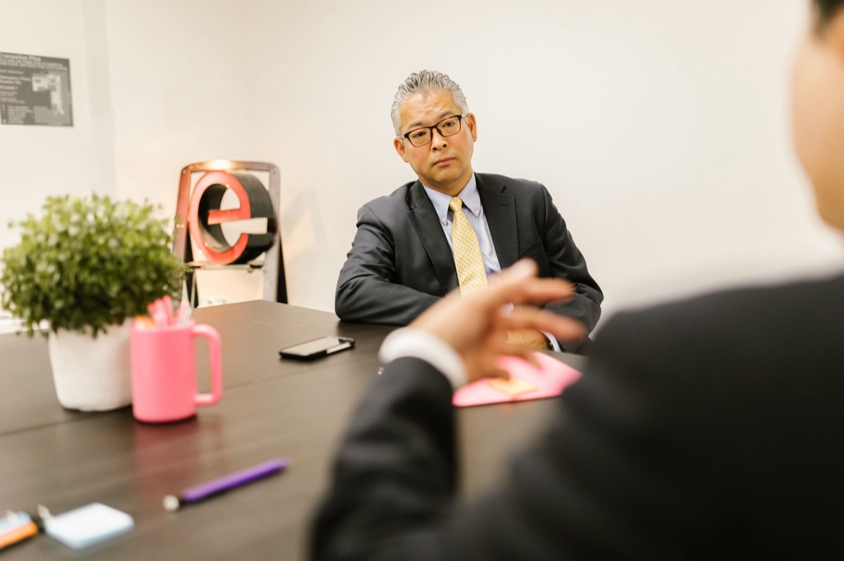 Businessman in business suit