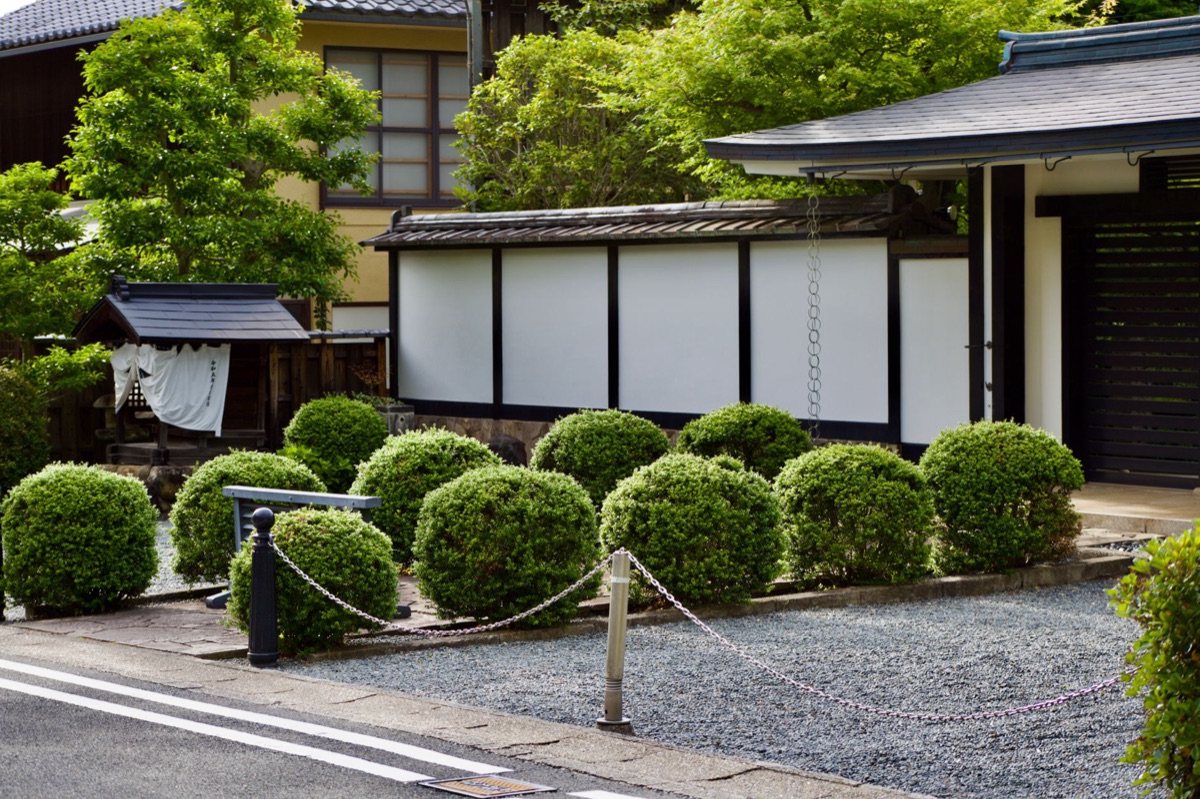 camino de jardín en japon
