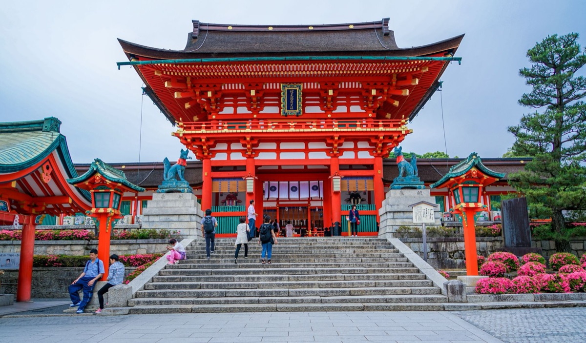 shrine giapponese tradizionale a Kyoto