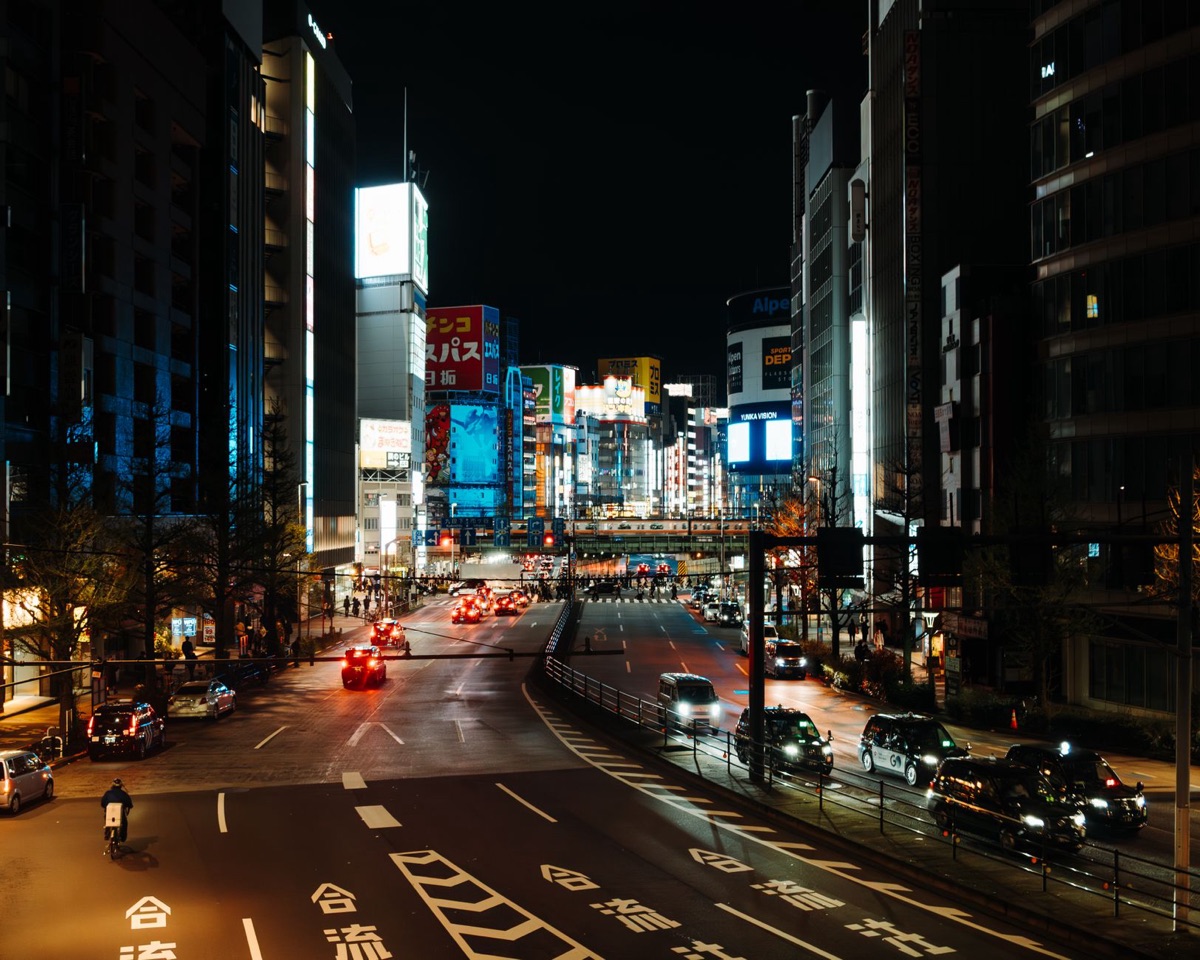 도쿄 거리 전경