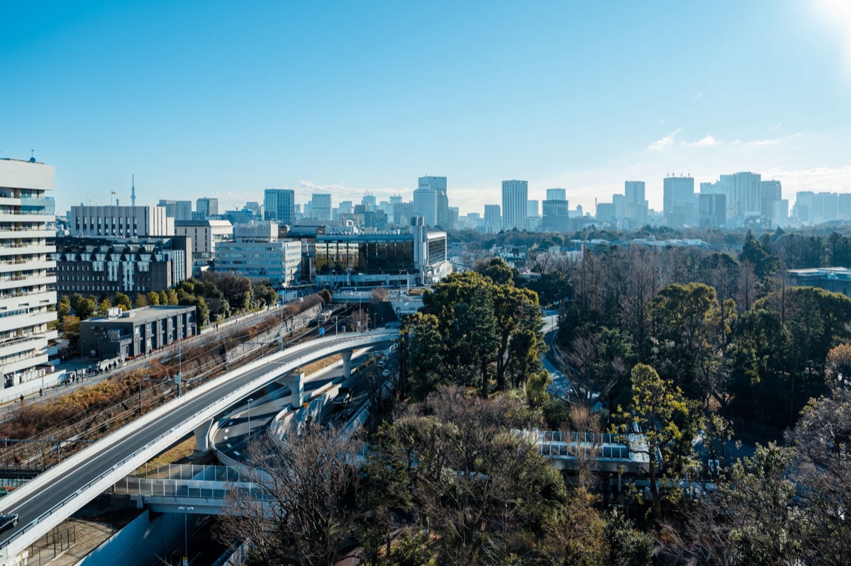 alboroto literario en la skyline de Tokio