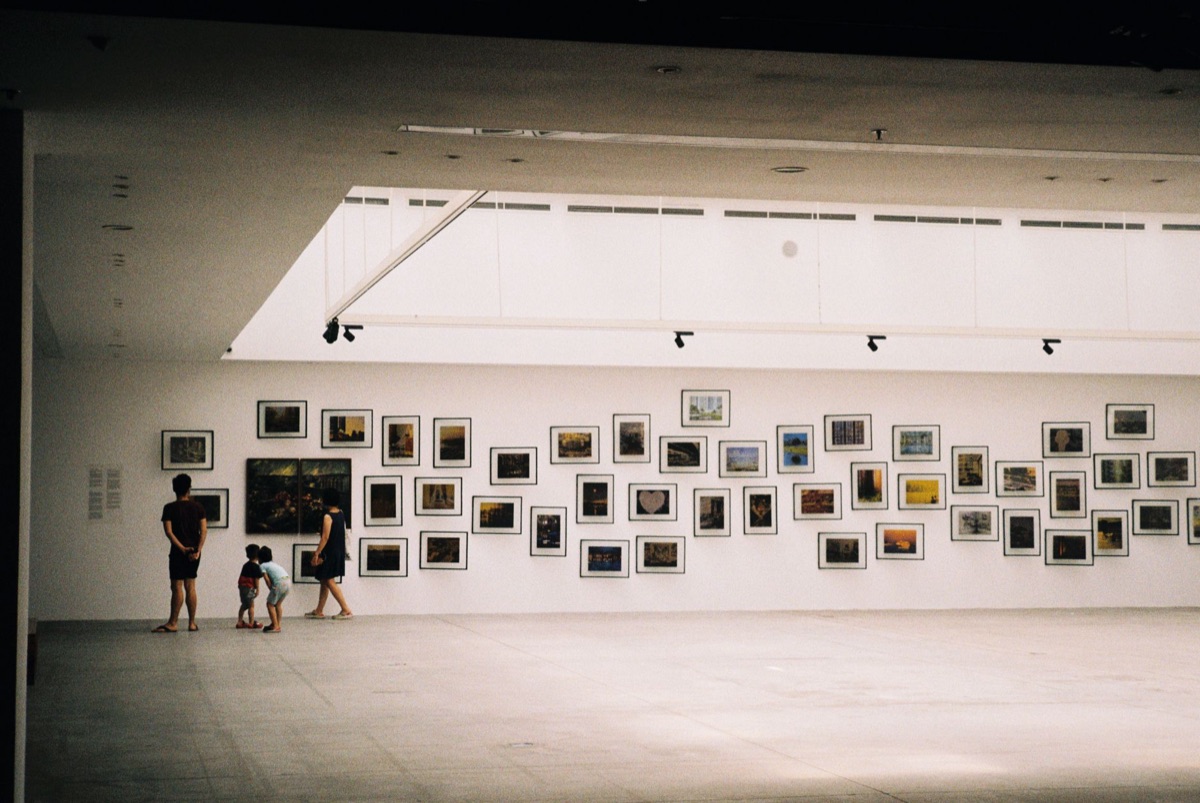 tokyo art gallery interior