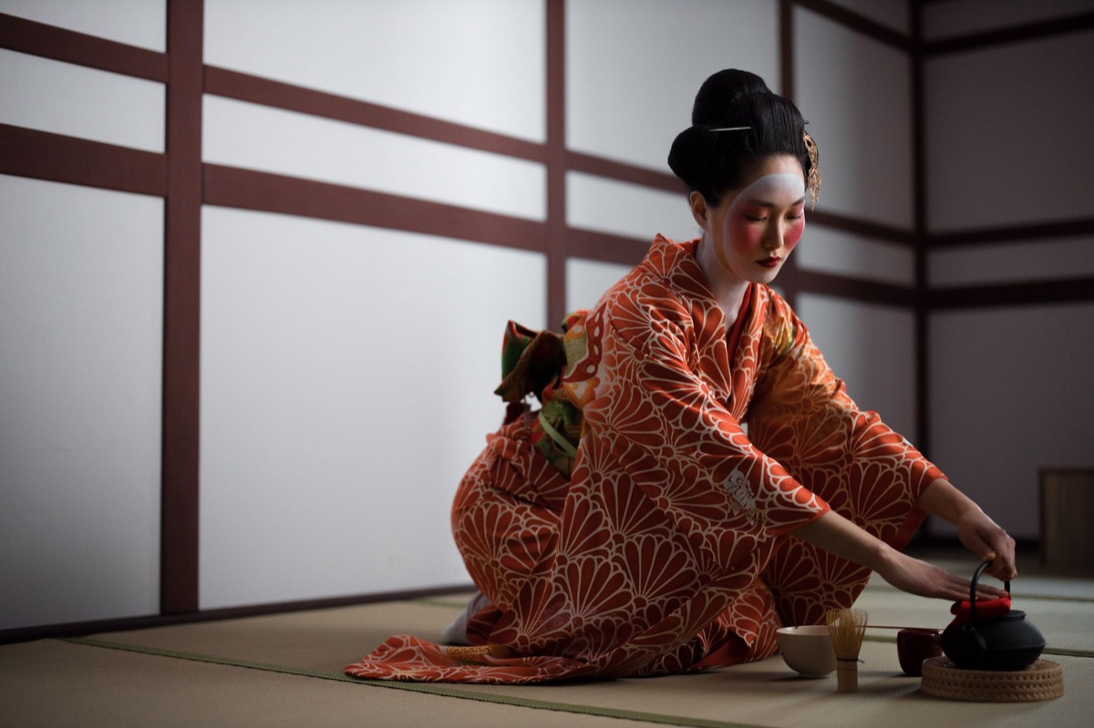 ceremonia de té tradicional en Tokio