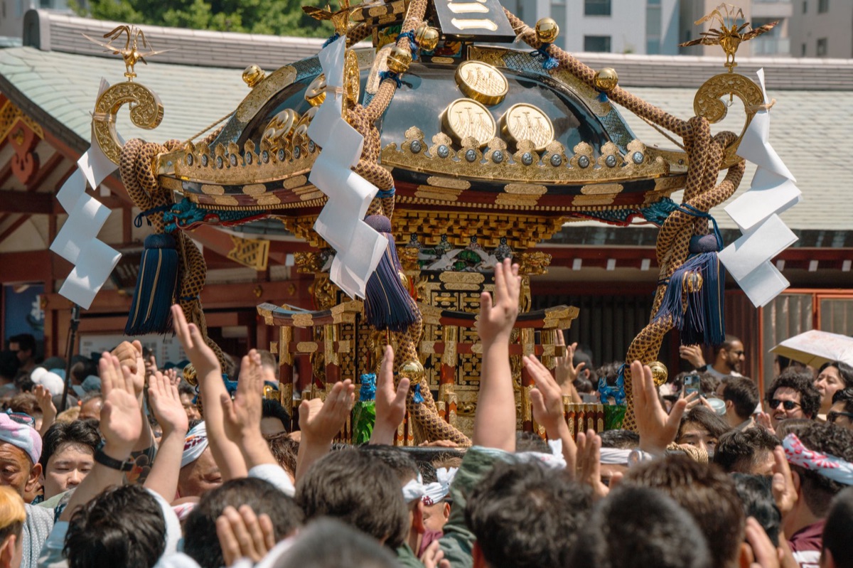 東京神社的祭典供品