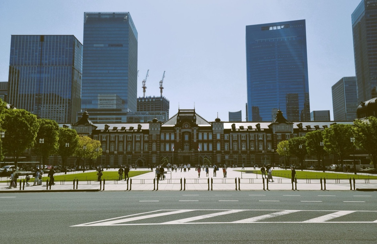 Historisches Schulgebäude in Tokio