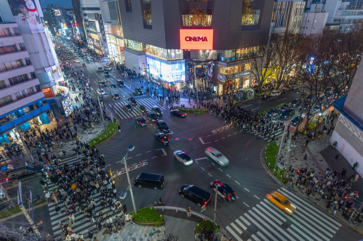 vista panorámica desde el mirador Shibuya Sky